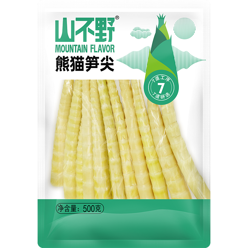 パンダタケノコの先