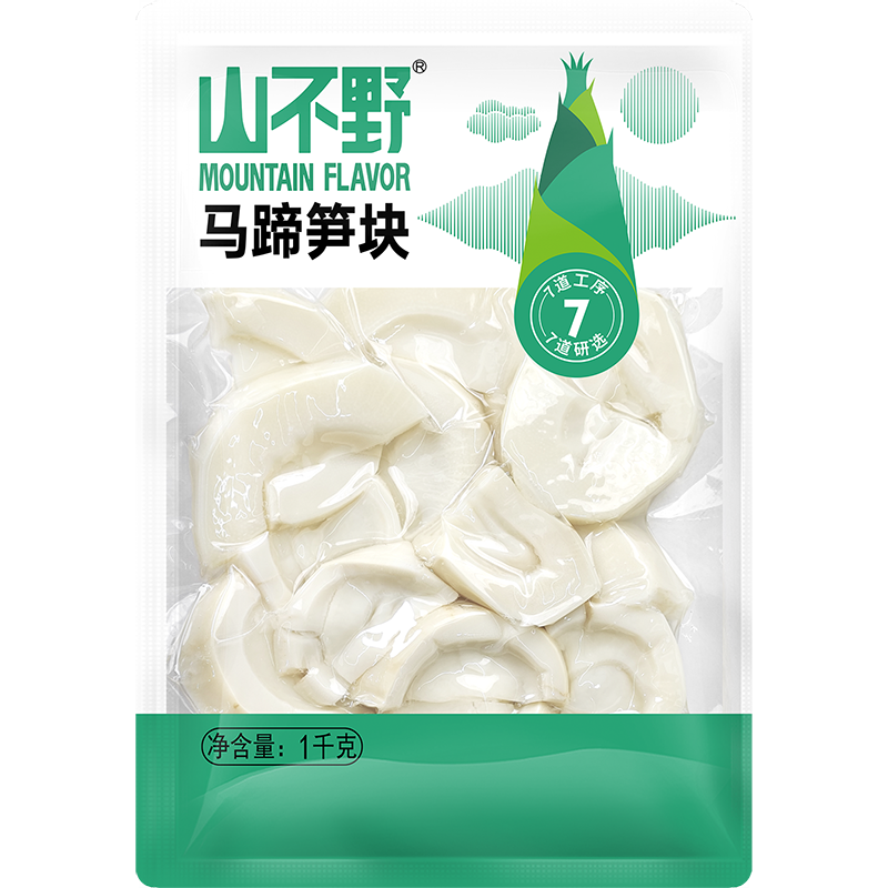 馬蹄タケノコの塊